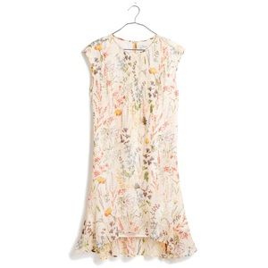 Madewell Silk Gardengate Floral Dress
